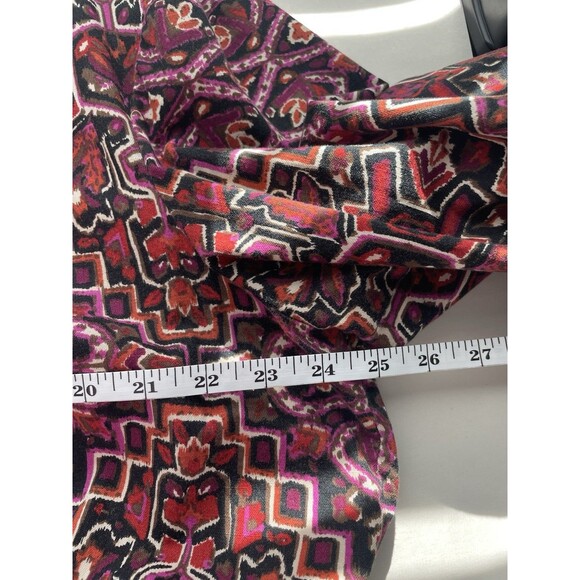 Women's Charter Club Woman light Jacket Floral Geometric Size 3X Cotton Spandex - Picture 7 of 8